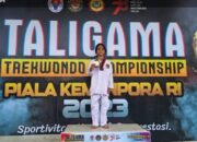 Keren, Putri Ketua Forwaka Raih Mendali Emas Taekwondo Piala Menpora