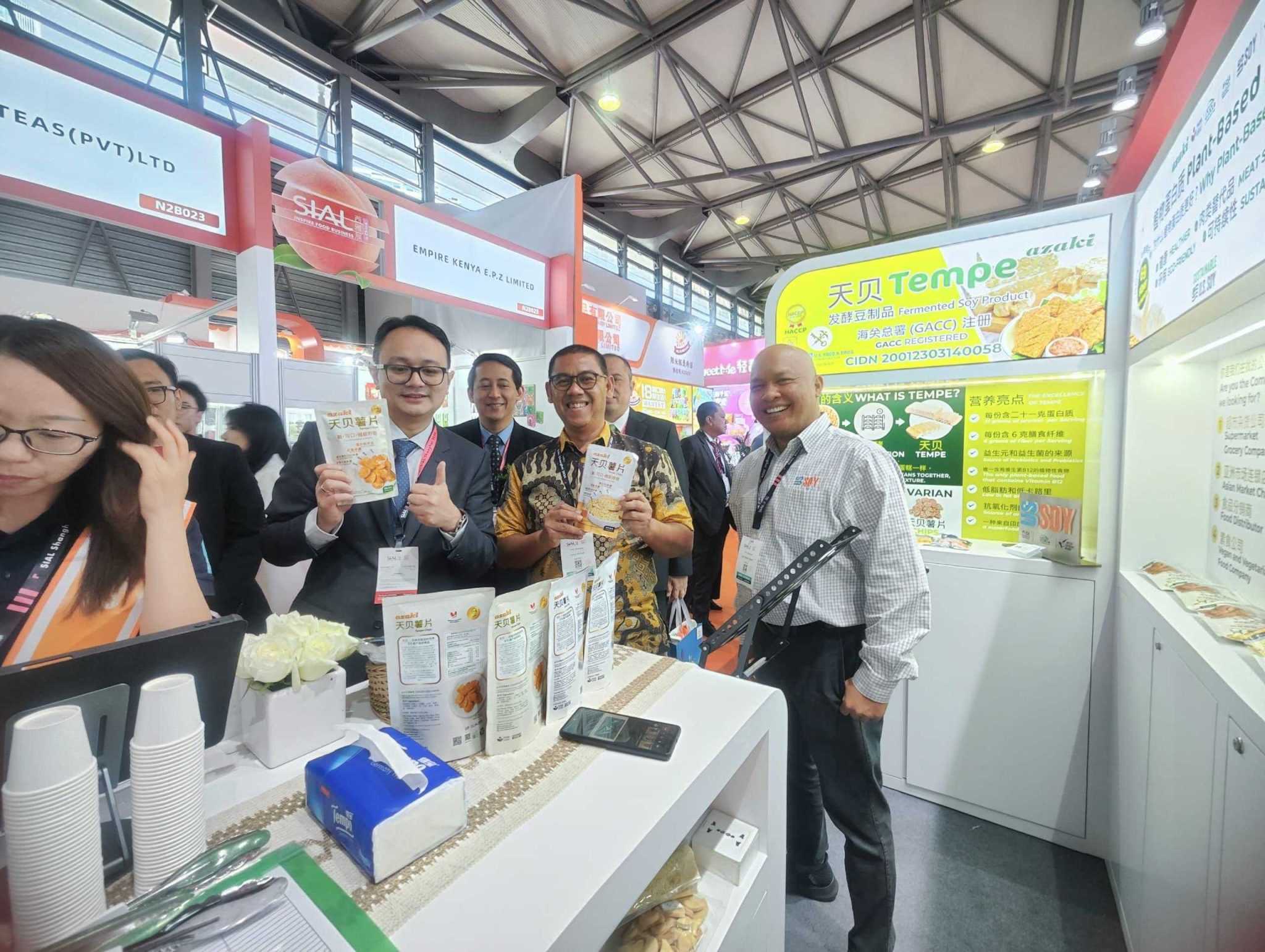 PT Azaki Food Internasional Ikuti Pameran Makanan Terbesar Dunia SIAL Shanghai 2024