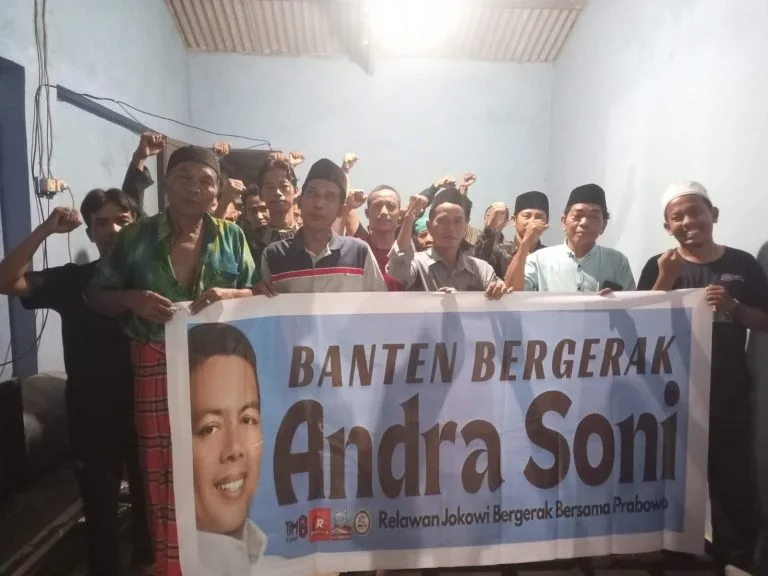 Warga Kasemen Kota Serang Gencar Teriakan Andra Soni - Dimyati Natakusumah di Pilgub Banten